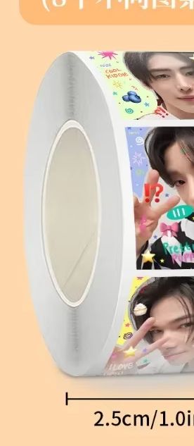 500Pcs ENHYPENS Polaroid & ID  - Washi Tape Set บทวิจารณ์และราคา