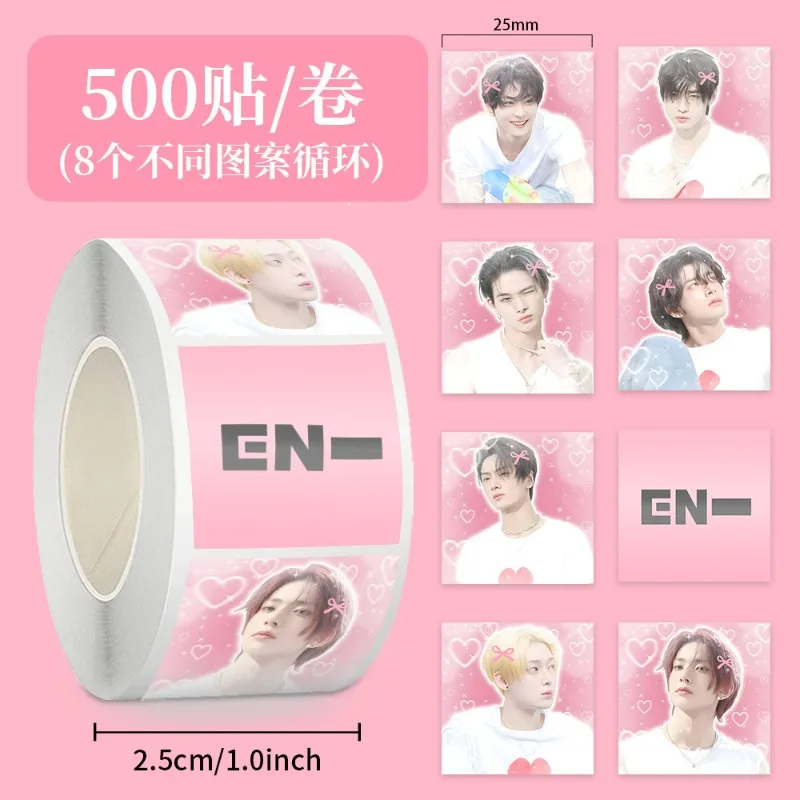 500Pcs ENHYPENS Polaroid & ID  - Washi Tape Set บทวิจารณ์และราคา