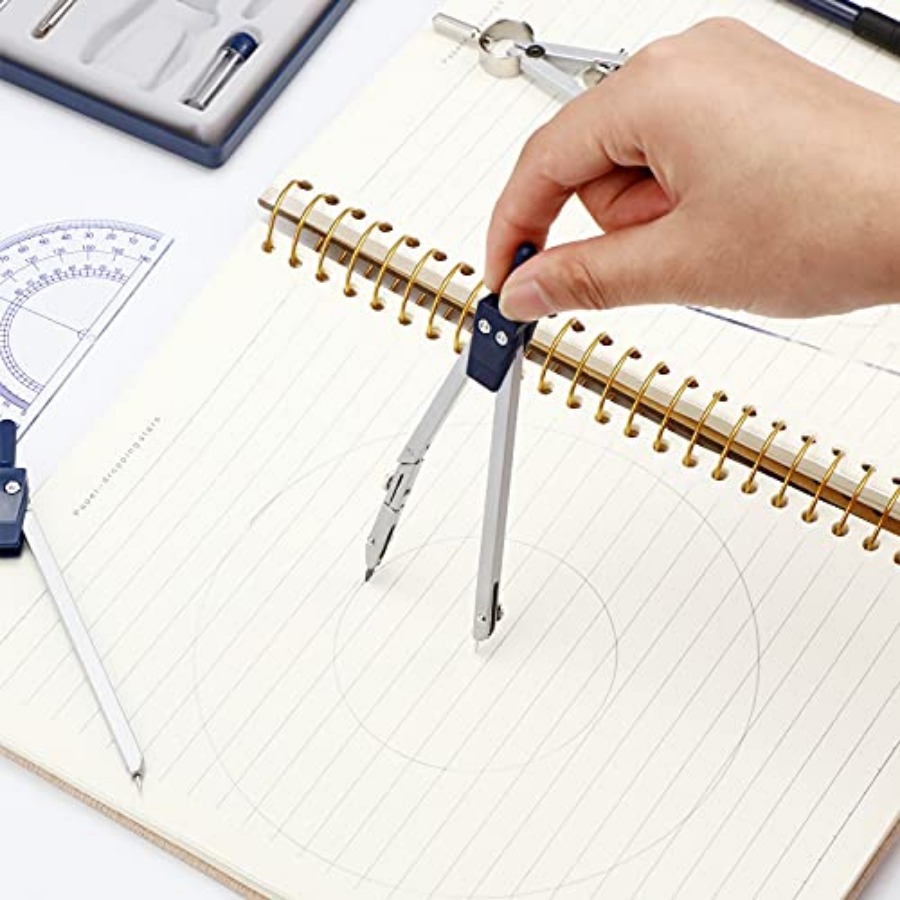 13 Pcs Geometry Set for Studen - Compass Geometry Set บทวิจารณ์และราคา