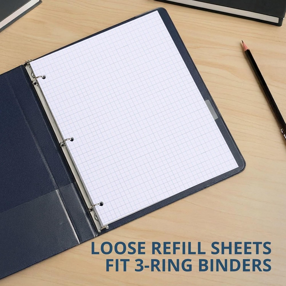 11x8.5 Graph Paper, 4x4 Grid,  - Paper Punch 3 Hole บทวิจารณ์และราคา