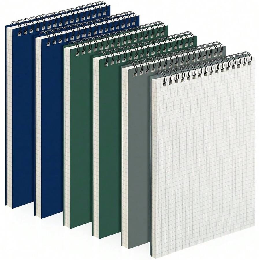 6 Pack Graph Paper Spiral Note - Graph Paper Pad บทวิจารณ์และราคา