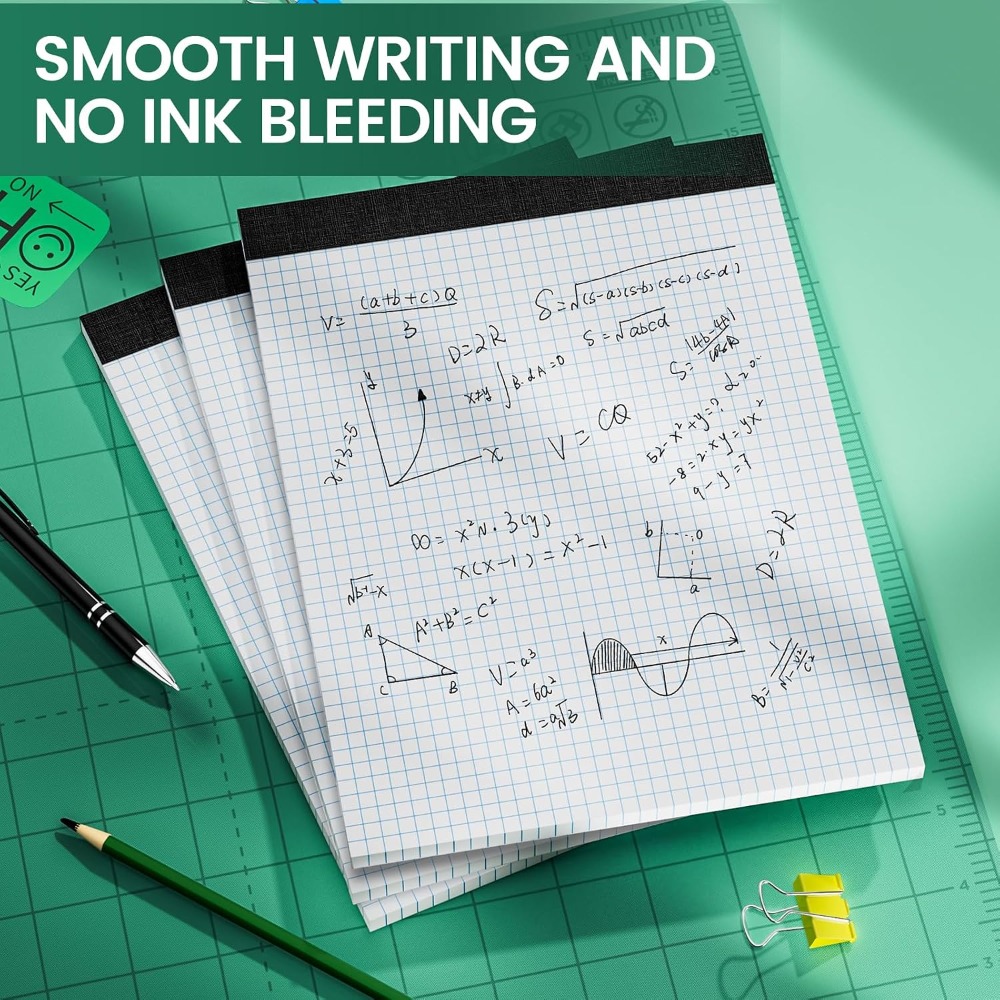 Graph Paper 8.5x11, 6 Pack, 4x - Graph Paper Pad บทวิจารณ์และราคา