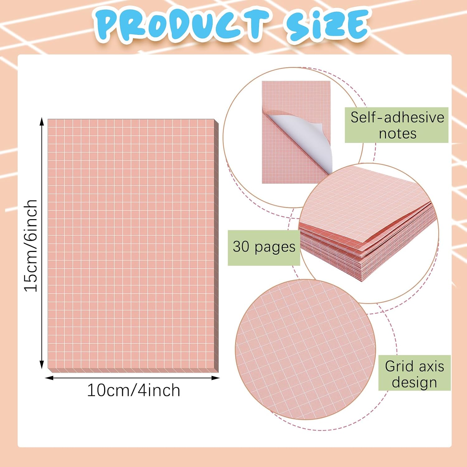Hi-Go  9 Pack 4 x 6 Inch Grid  - Graph Paper Pad บทวิจารณ์และราคา