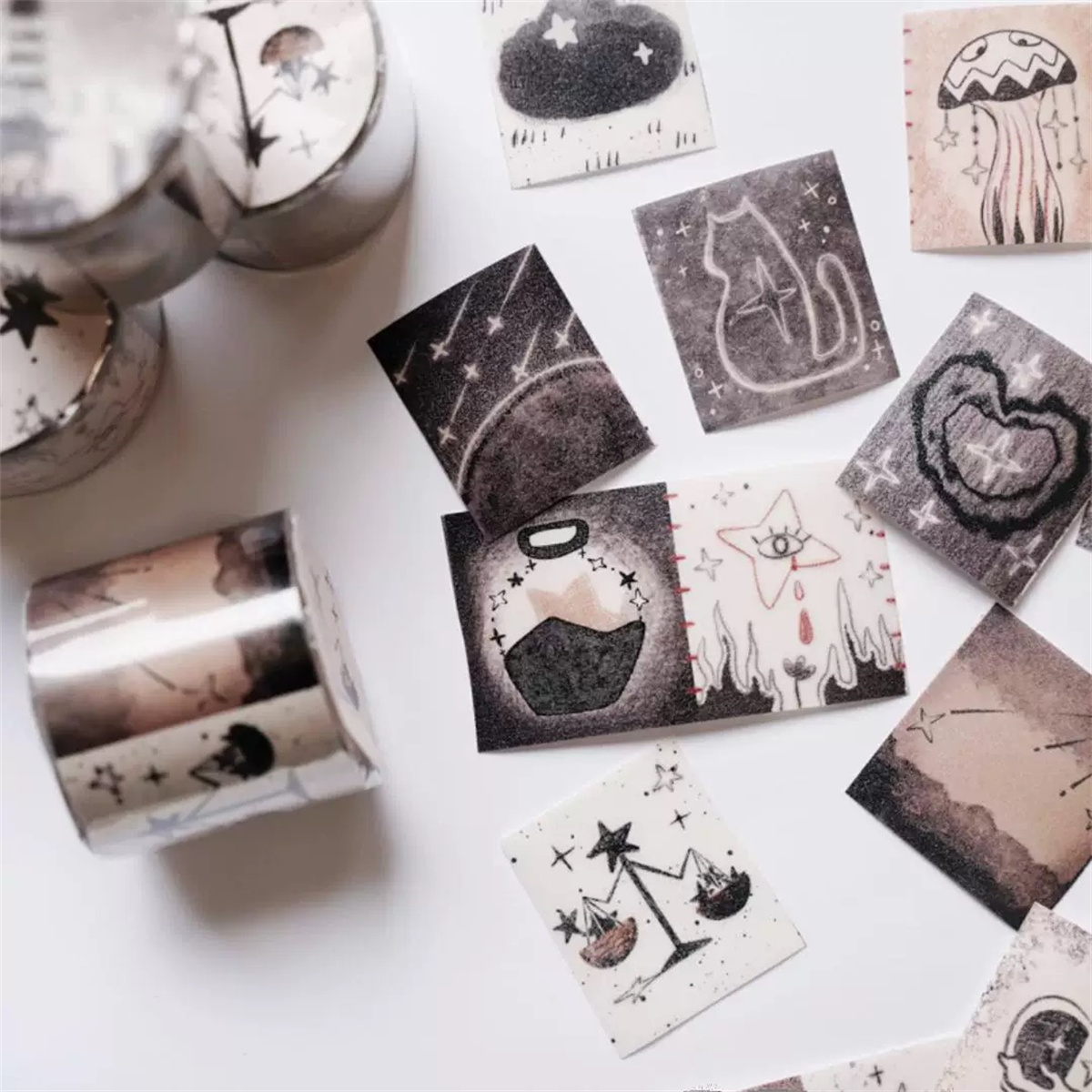 MuZiShan Studio The Whispers O - Washi Tape Set บทวิจารณ์และราคา