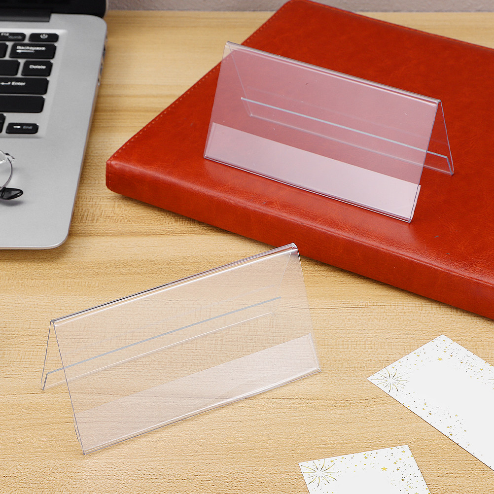 10Pcs Clear Acrylic Conference - Desk Name Plate บทวิจารณ์และราคา