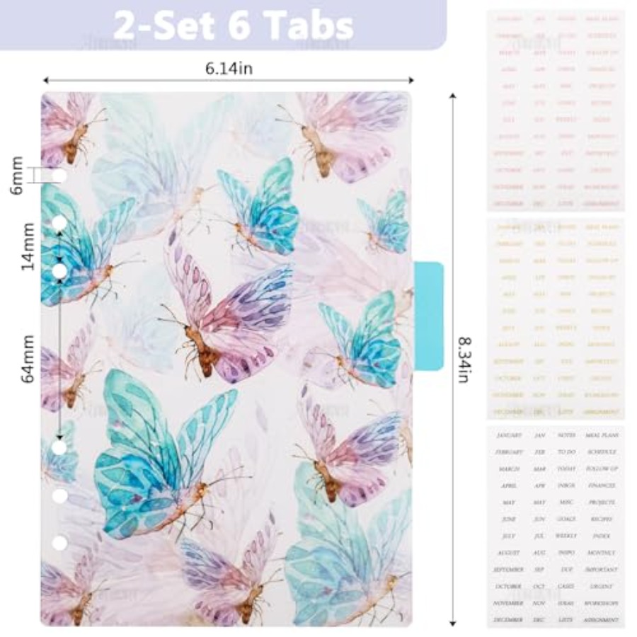 , 12 Pack Binder Index Divider - Index Tab Divider บทวิจารณ์และราคา