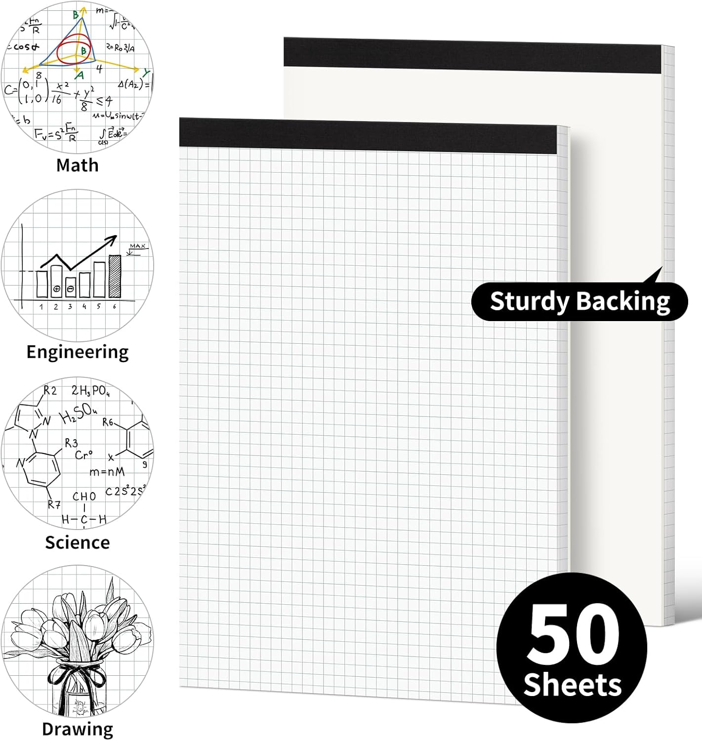 Graph Paper Notebook, 2 Pack,  - Graph Paper Pad บทวิจารณ์และราคา