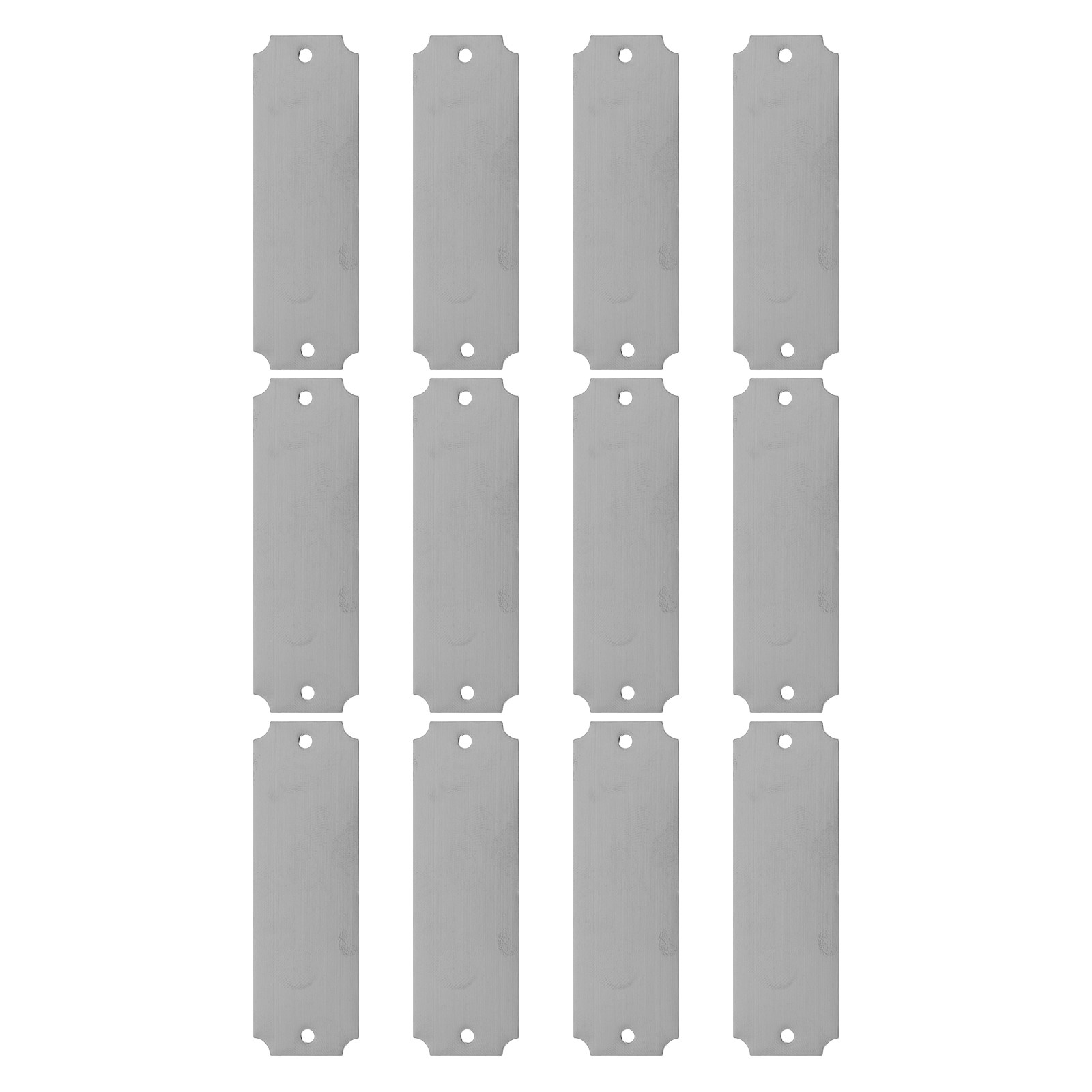 12Pcs Stainless Steel Blank Na - Desk Name Plate บทวิจารณ์และราคา