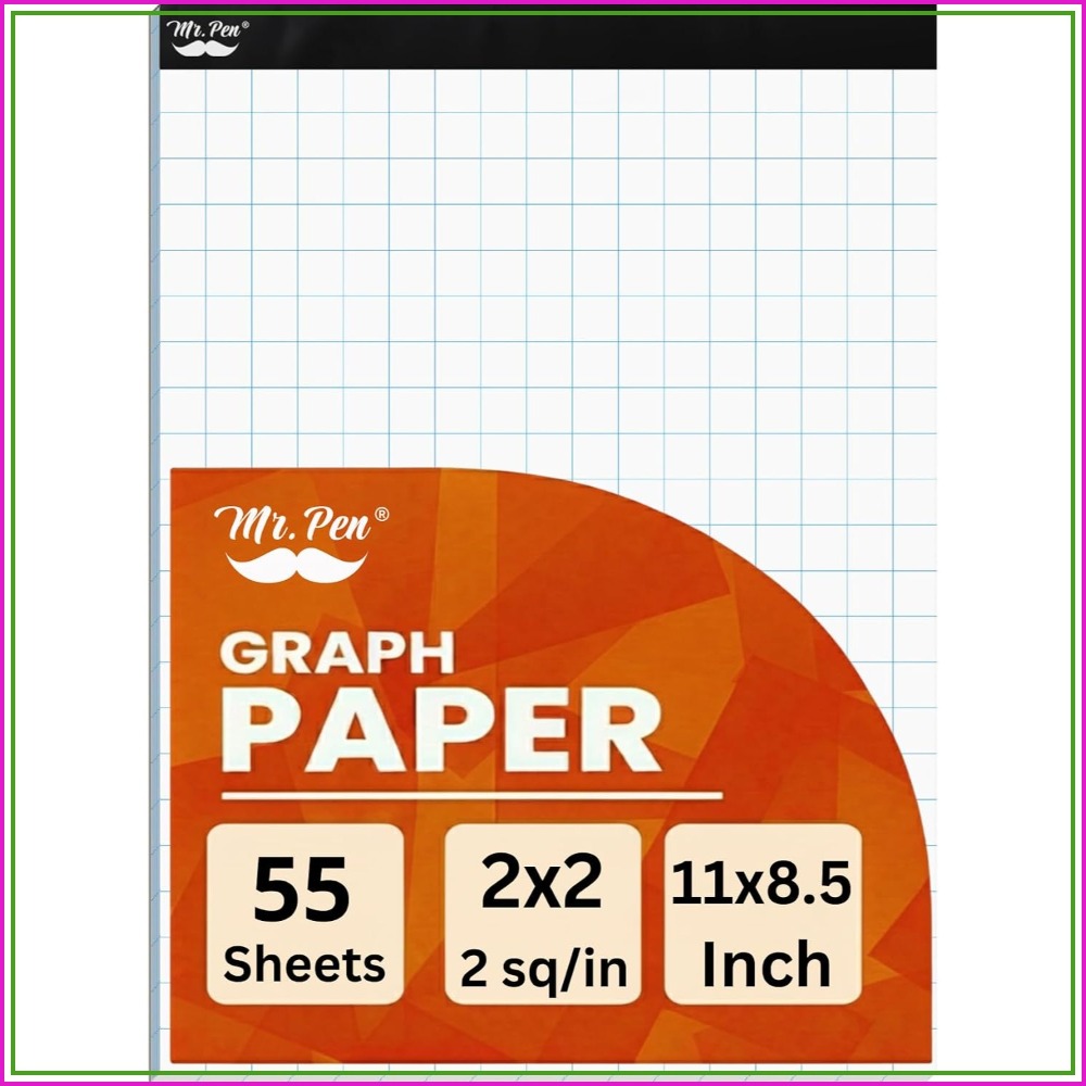 Graph Paper Pad, 8.5x11 Inches - Graph Paper Pad บทวิจารณ์และราคา