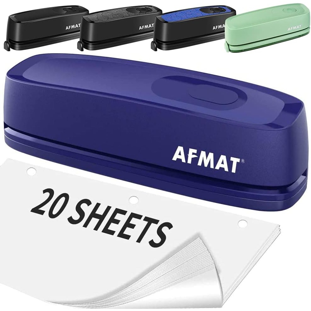 AFMAT 3 Hole Punch Heavy Duty, - Paper Punch 3 Hole บทวิจารณ์และราคา
