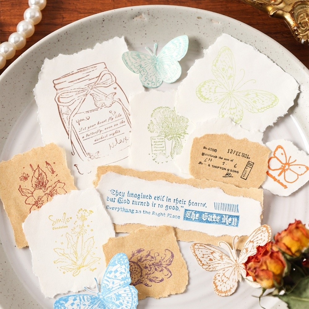 New Colorful Vintage Ink Pad E - Self Inking Stamp บทวิจารณ์และราคา
