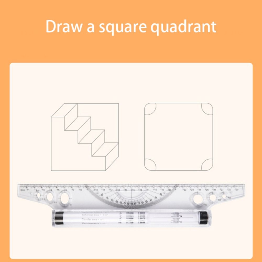 Professional Plastic Parallel  - Ruler Set Transparent บทวิจารณ์และราคา