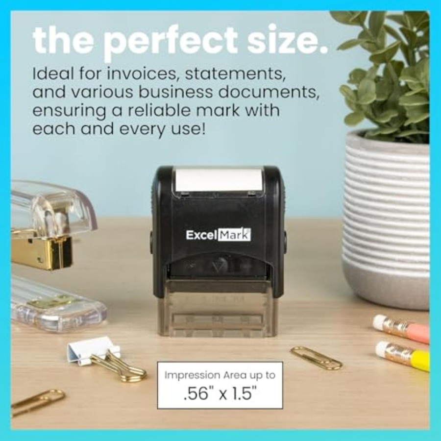 Self Inking Rubber Stamp - Red - Self Inking Stamp บทวิจารณ์และราคา