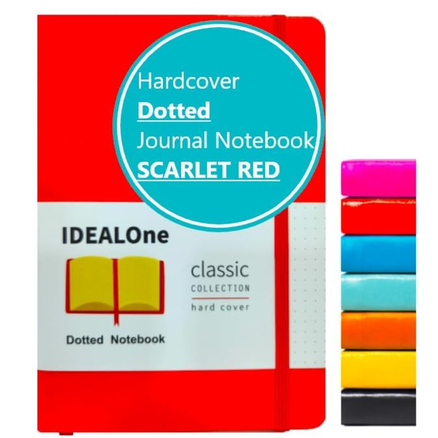 Dotted Hardcover Leather Noteb - Journal Leather Hardcover บทวิจารณ์และราคา