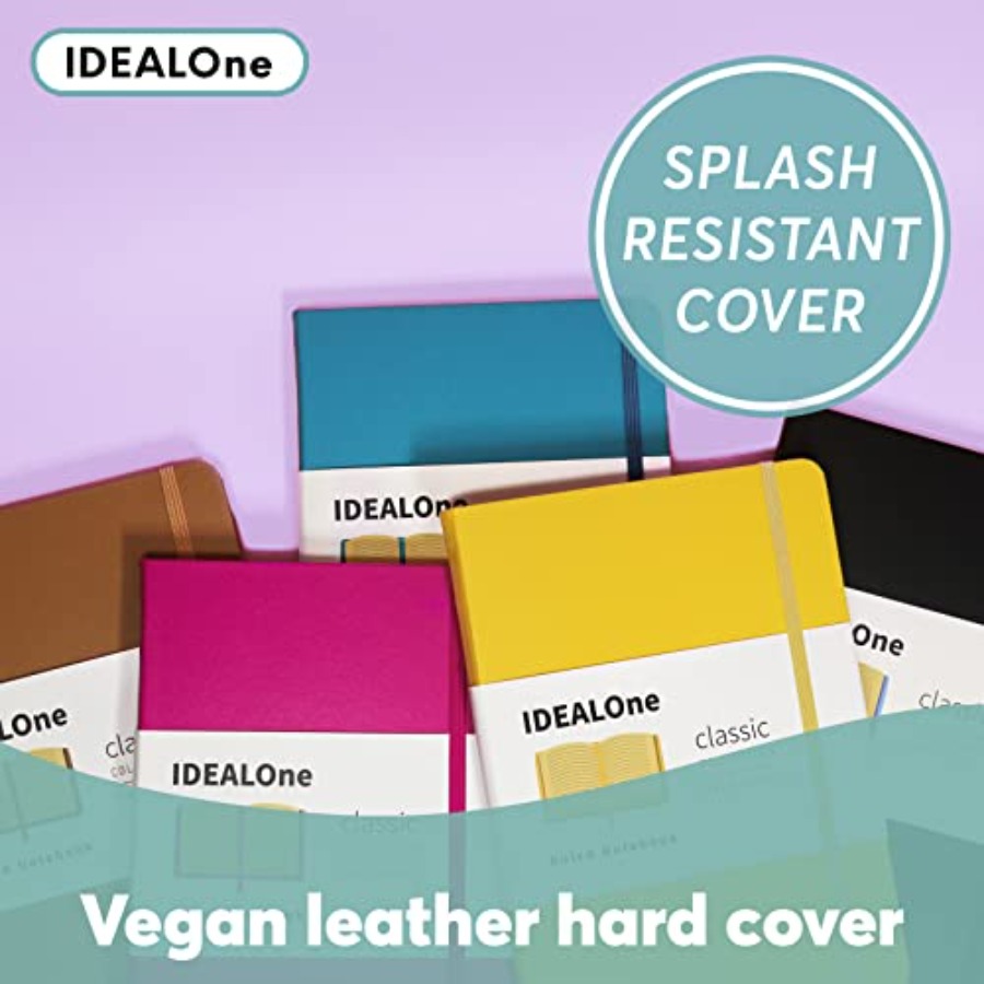 Dotted Hardcover Leather Noteb - Journal Leather Hardcover บทวิจารณ์และราคา