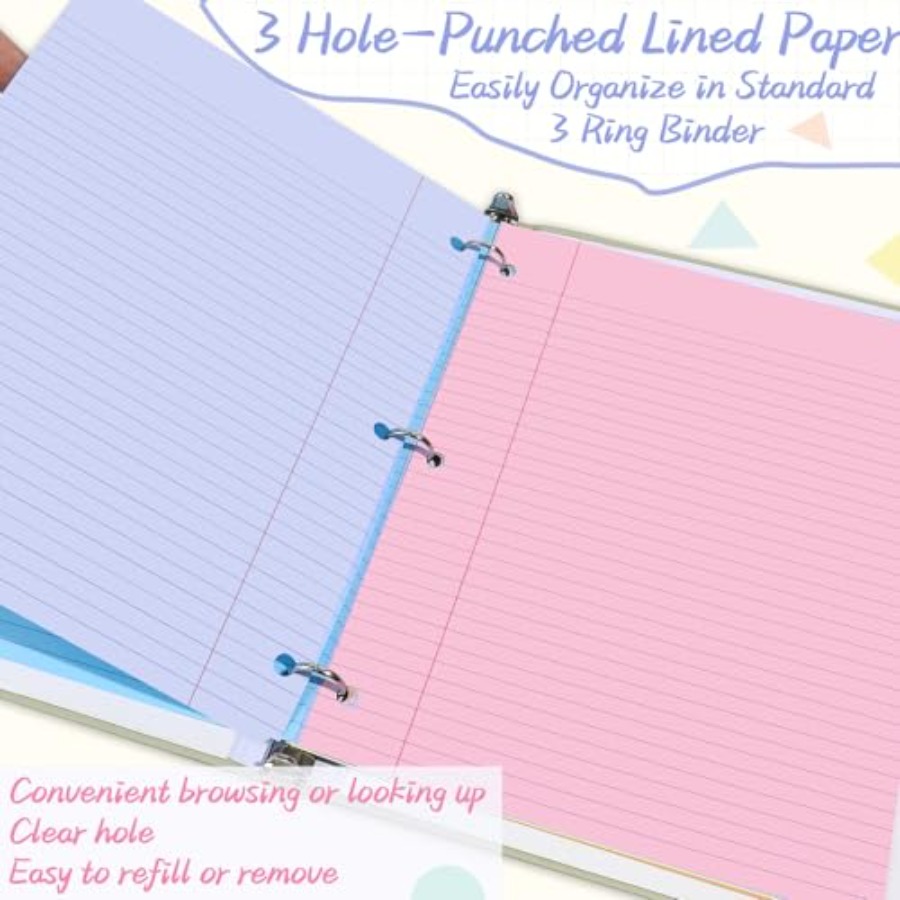 100 Sheets Loose Leaf Binder P - Paper Punch 3 Hole บทวิจารณ์และราคา