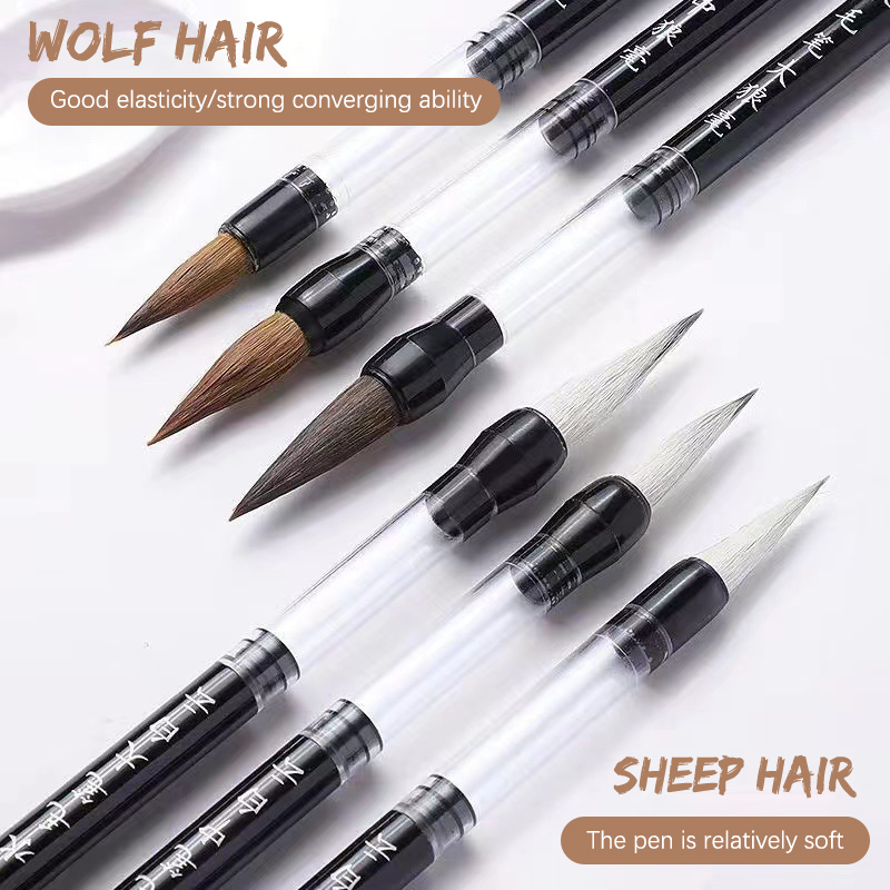 3 Pcs Calligraphy Brush Set Wa - Fountain Pen Ink บทวิจารณ์และราคา