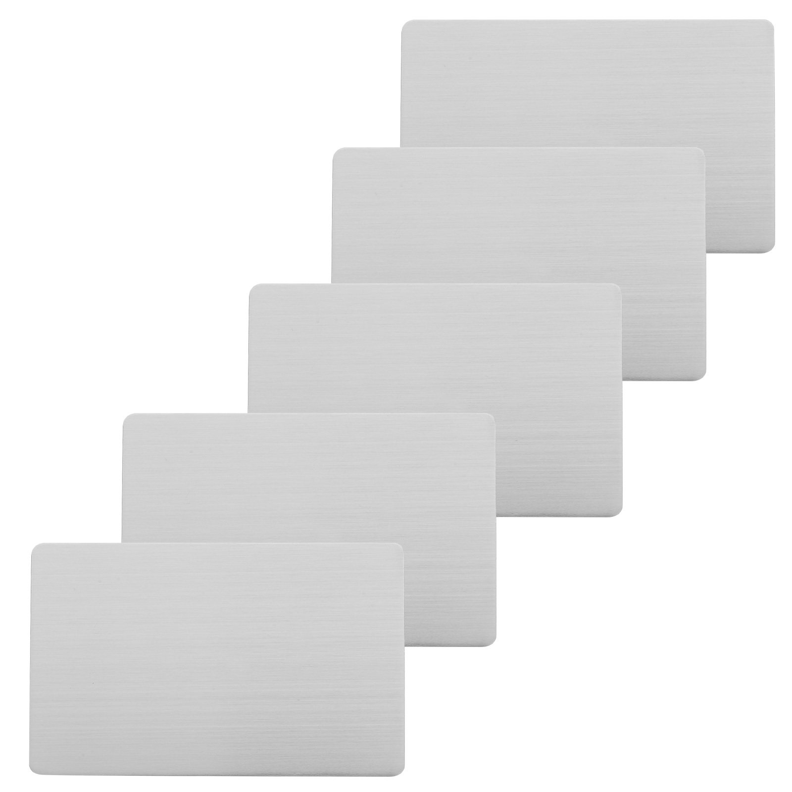 5Pcs Stainless Steel Blank Nam - Desk Name Plate บทวิจารณ์และราคา
